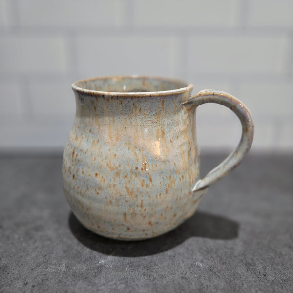 Wheat beige speckled mug