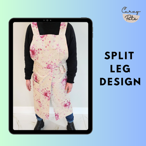 Sakura Split Leg Apron for Pottery, Ceramic Art, Painting, Floral Arrangements - Limited print